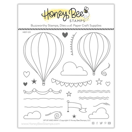Honey Bee Up, Up and Away Stamp