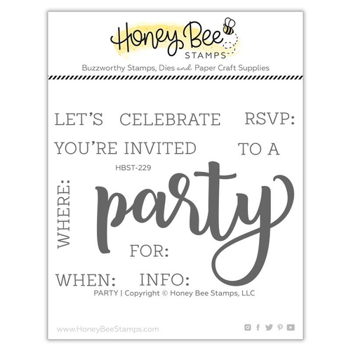 Honey Bee Party Stamp