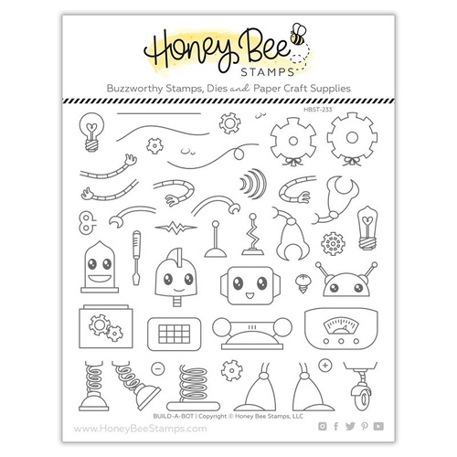 Honey Bee Build-A-Bot Stamp