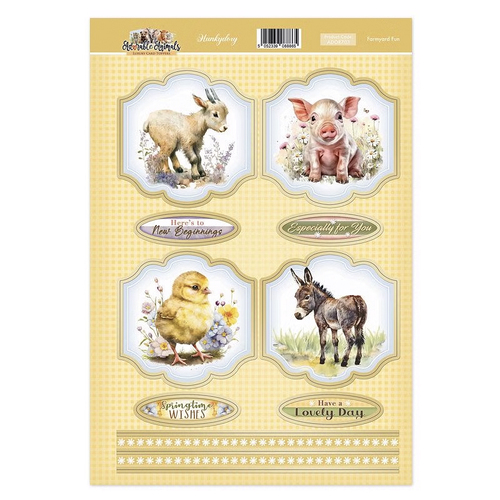 Hunkydory Adorable Animals Topper Sheet : Farmyard Fun