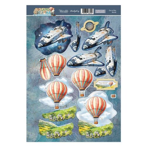 Hunkydory Out of this World Decoupage Topper Sheet