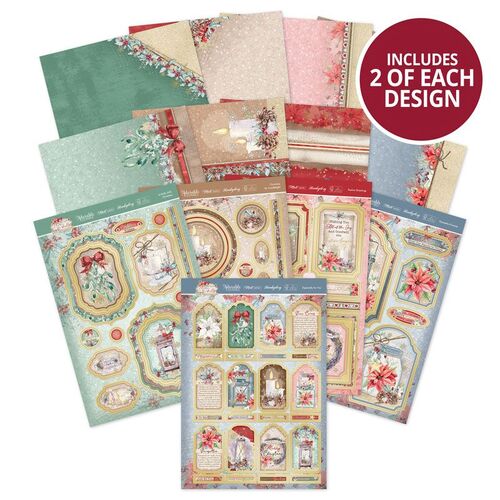 Hunkydory Forever Florals Deck the Halls Luxury Topper Collection