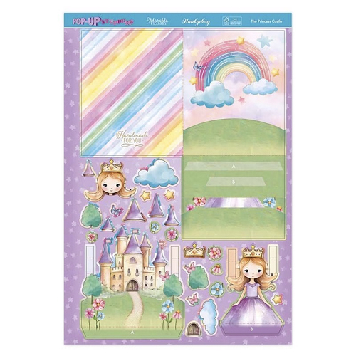 Hunkydory Pop-Up Stepper Card : The Princess Castle
