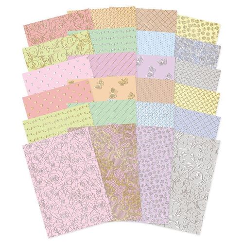 Hunkydory Stickables Springtime A5 Self-Adhesive Foiled Paper Pack