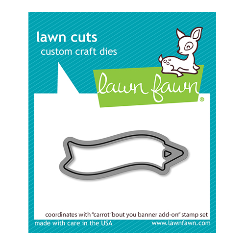 Lawn Fawn Carrot 'bout You Banner Add-on Lawn Cuts Die