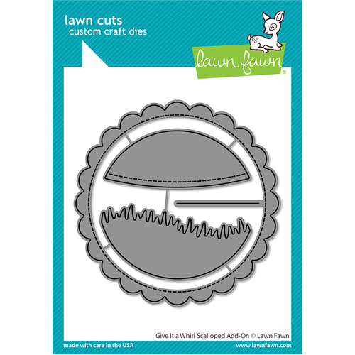 Lawn Fawn Give it A Whirl Scalloped Add-on Die