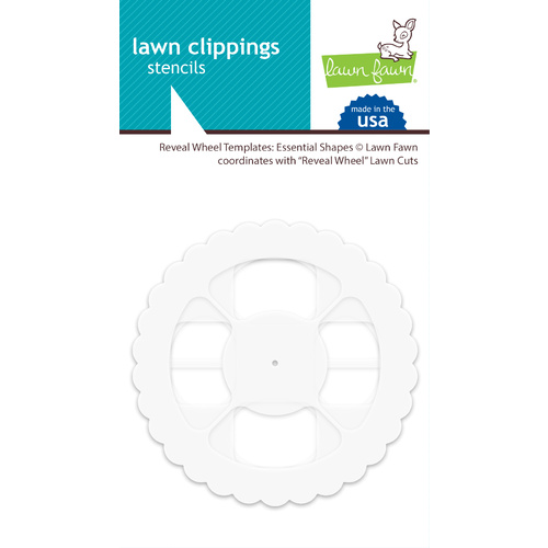 Lawn Fawn Reveal Wheel Essential Shapes Template Stencil