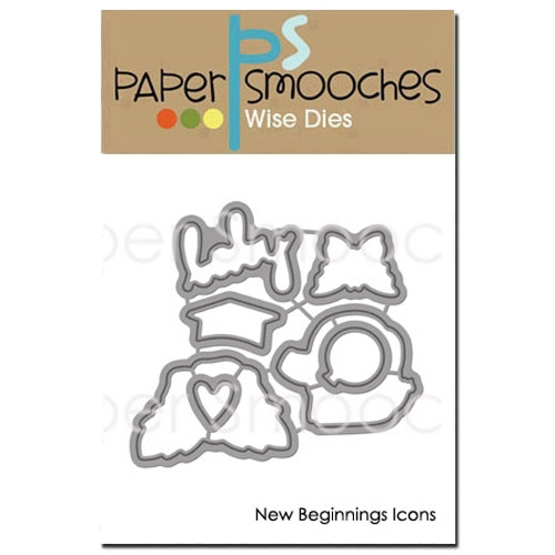 Paper Smooches Die New Beginnings Icons 