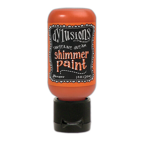 Dylusions Tangerine Dream Shimmer Paint