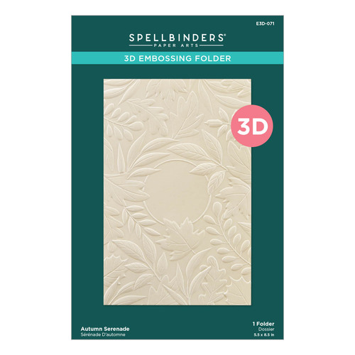 Spellbinders Autumn Serenade 3D Embossing Folder