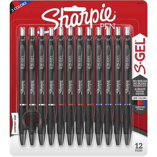 Sharpie S-Gel 0.7mm Medium Point Business Colours Pen 12pk