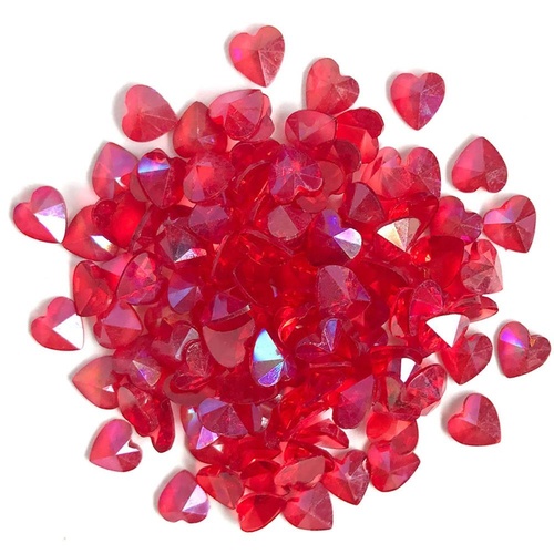 Sparkletz Embellishment Pack Red Hearts