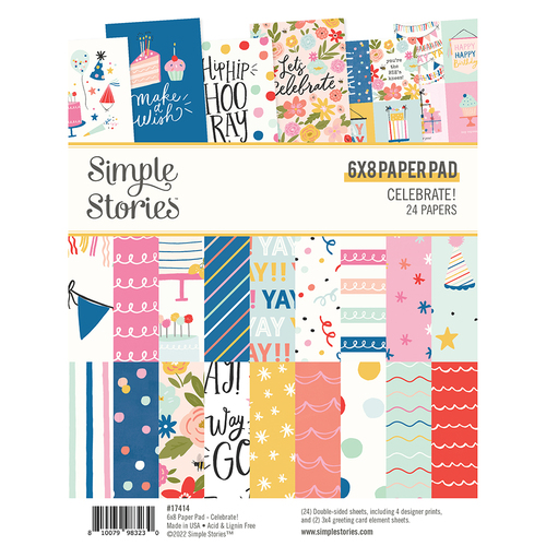 Simple Stories Celebrate! 6x8" Paper Pad