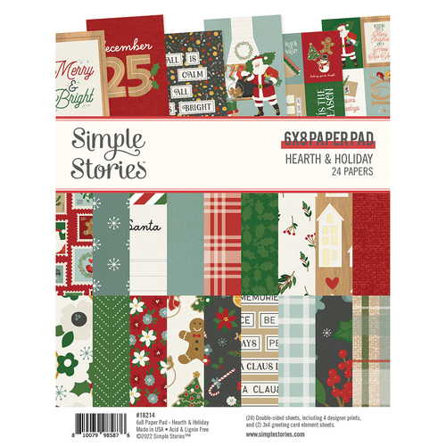 Simple Stories Hearth & Holiday 6x8 Pad