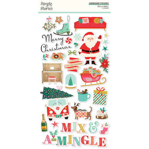 Simple Stories Mix & A-Mingle 6x12 Chipboard