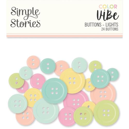 Simple Stories Color Vibe Lights Buttons