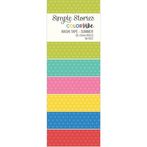 Simple Stories Color Vibe Summer Washi Tape
