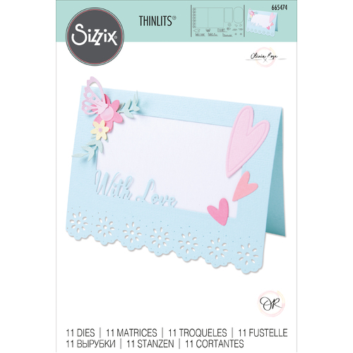 Sizzix Lace Card Base Thinlits Die Set