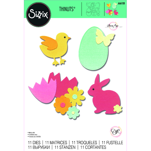 Sizzix Basic Easter Shapes Thinlits Die Set