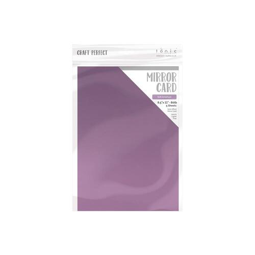 Craft Perfect Soft Amethyst A4 Satin Mirror Cardstock