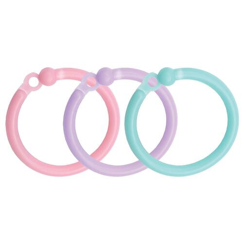 We R Memory Keepers Cinch Pink, Lilac & Blue Plastic Loop Binding