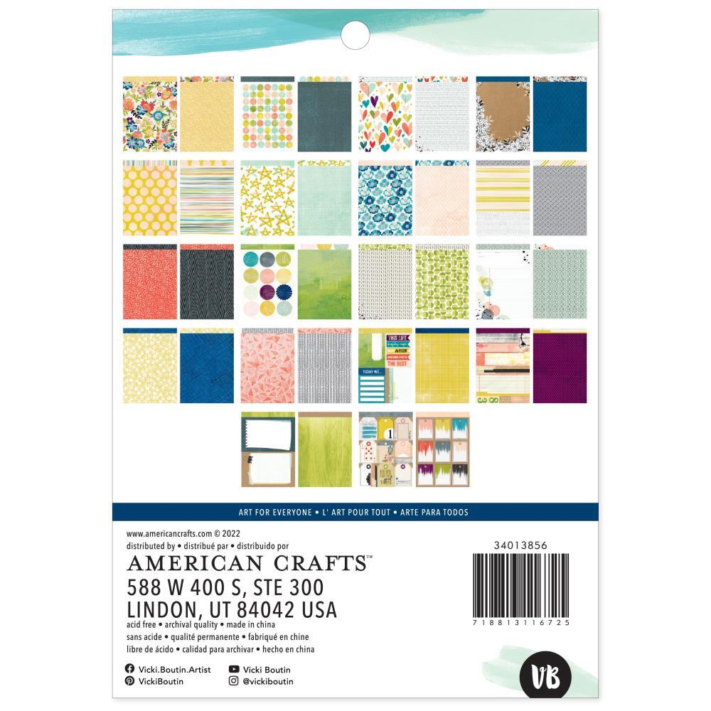 Vicki Boutin Print Shop 6x8" Paper Pad American Crafts