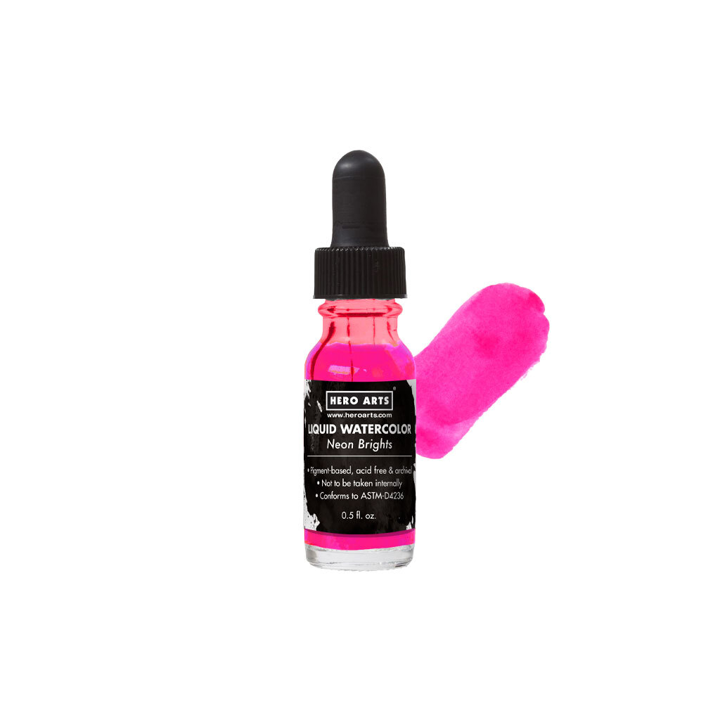 Hero Arts Pink Neon Brights Liquid Watercolor