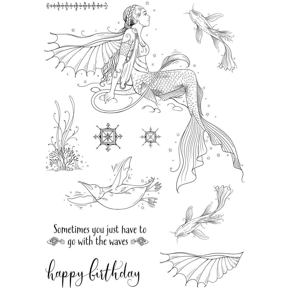 Pink Ink Coraline Stamp Pink Ink Designs