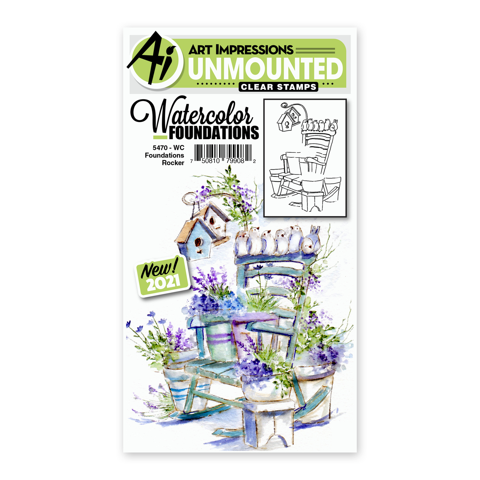 Dina Wakley Media Unmounted Rubber Stamp - Seeing Is Believing [MDR81289] 