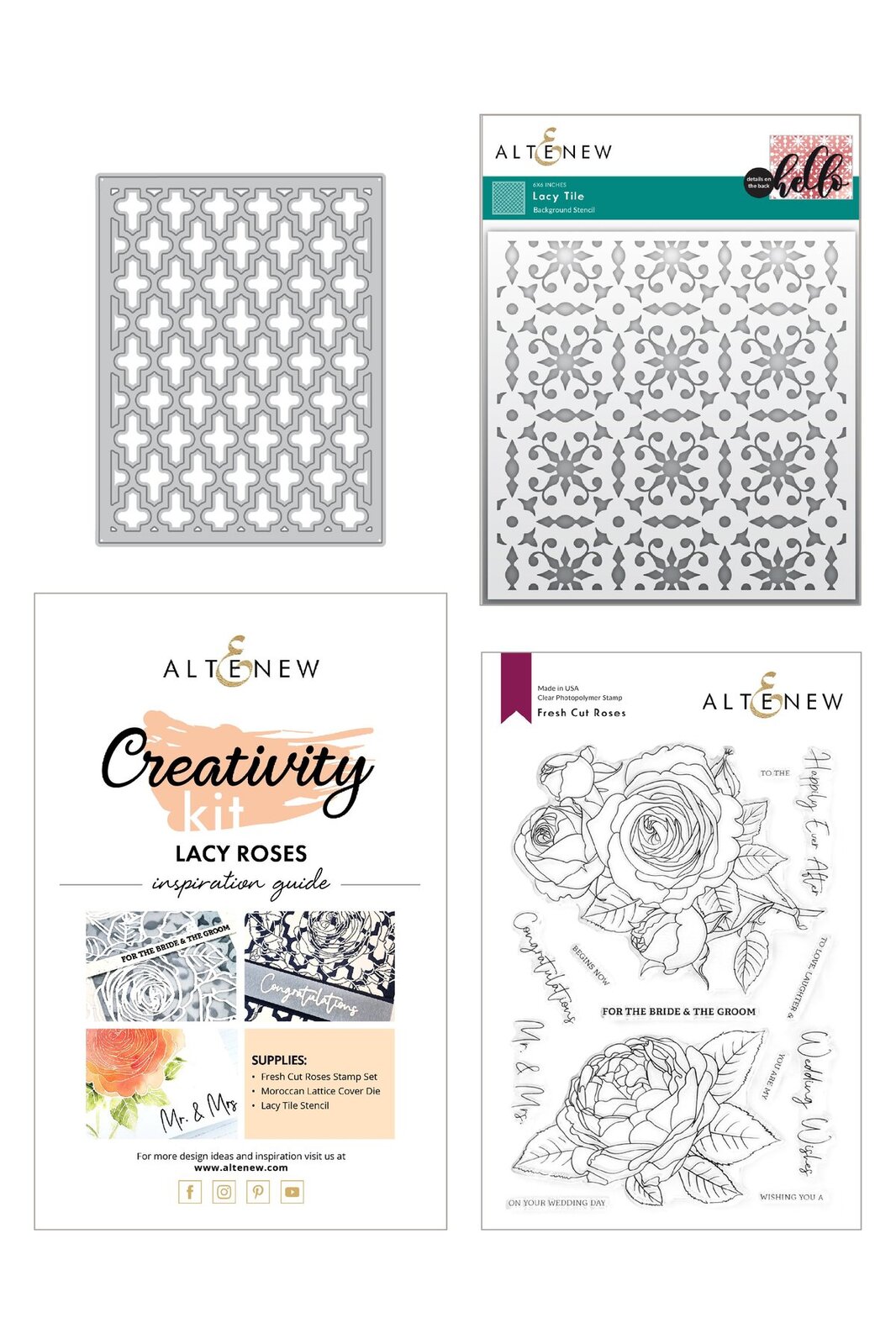 Altenew Lacy Roses Creativity Cardmaking Kit