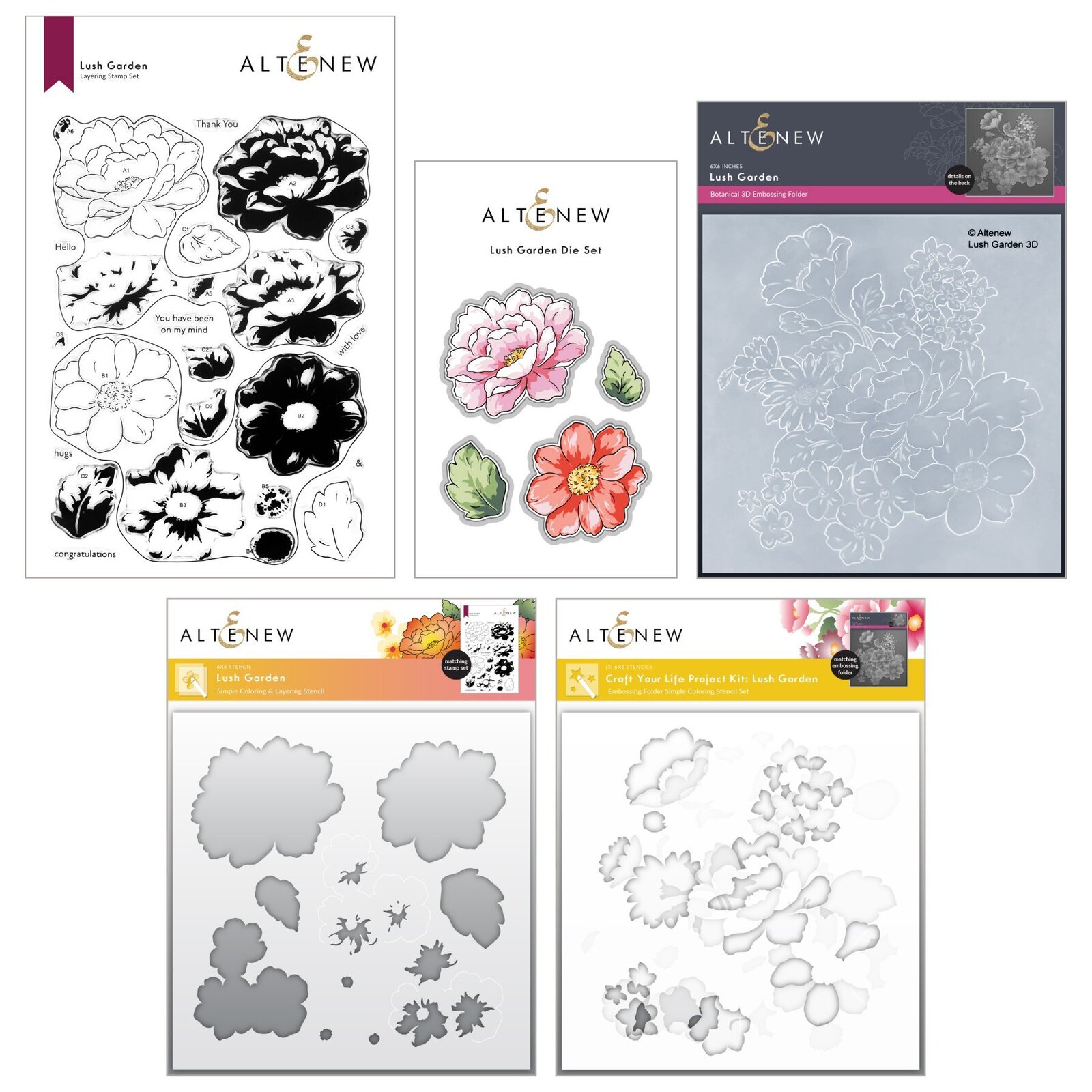 Altenew Lush Garden Craft Your Life Project Kit