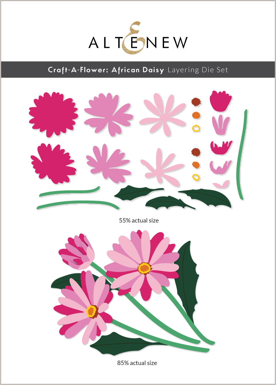 Altenew Craft-A-Flower: African Daisy Layering Die Set<br>