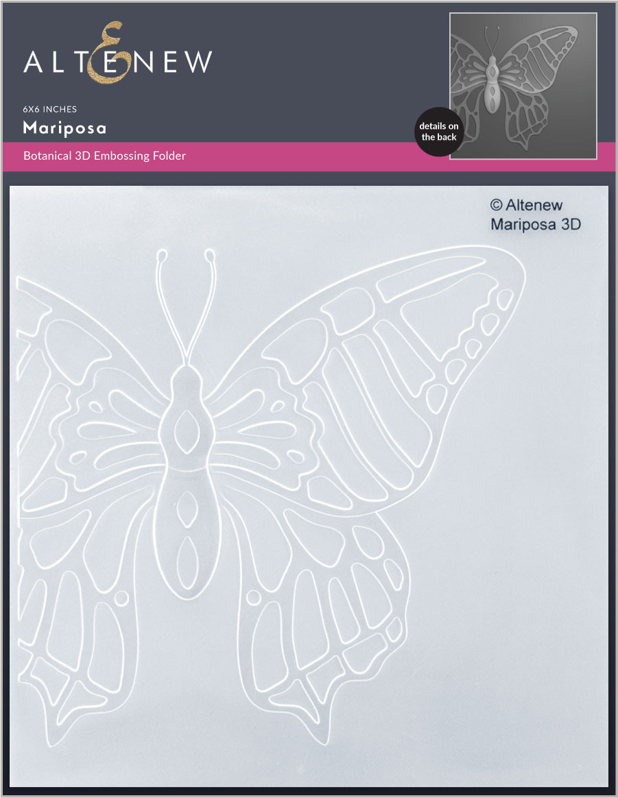 Altenew Mariposa 3D Embossing Folder<br>