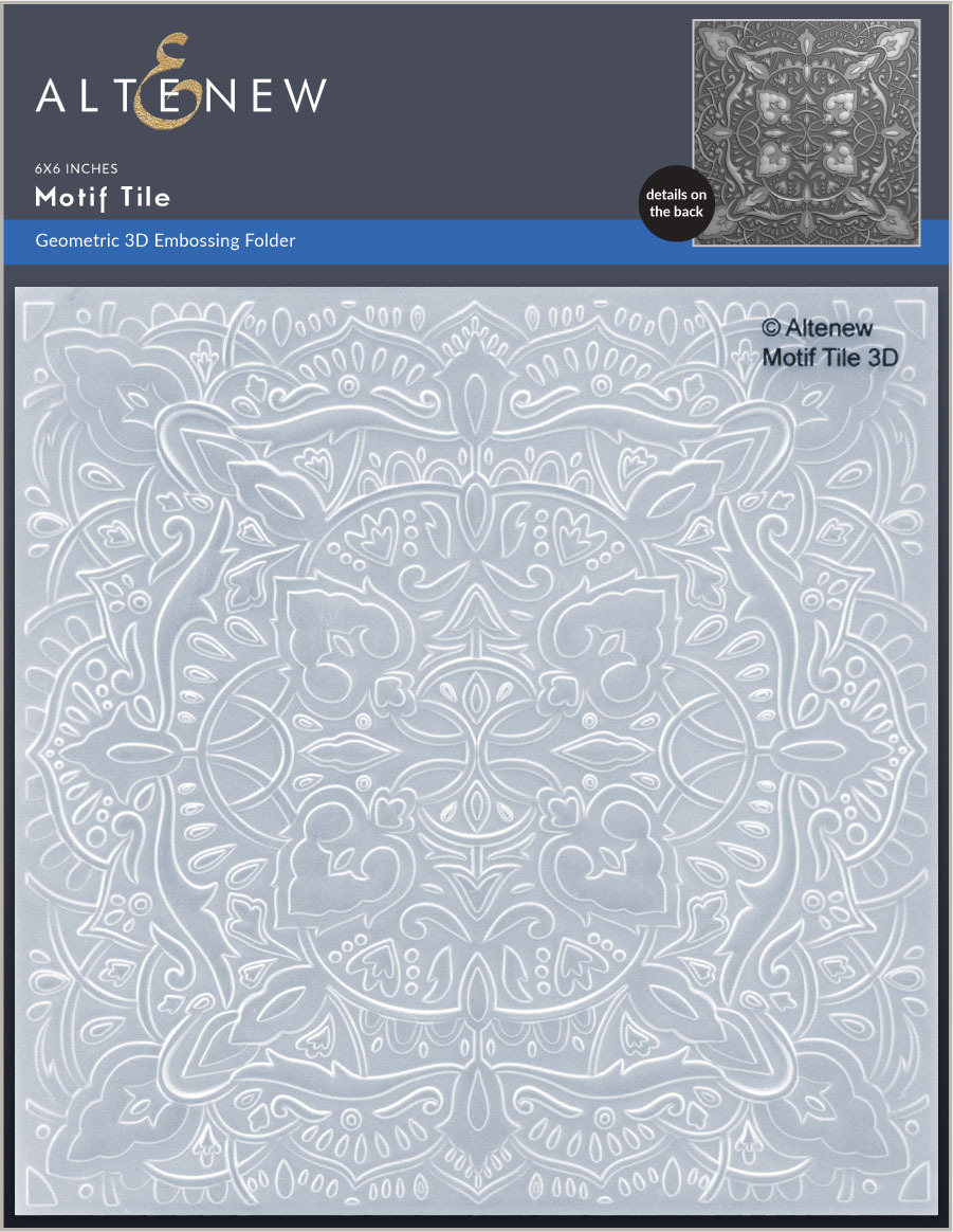 Altenew Motif Tile 3D Embossing Folder<br>