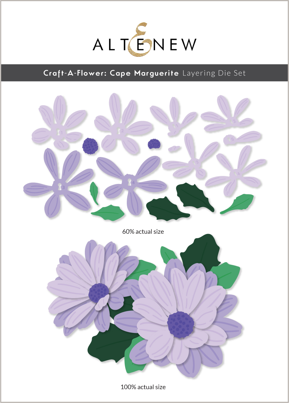 Altenew Craft-A-Flower: Cape Marguerite Layering Die Set