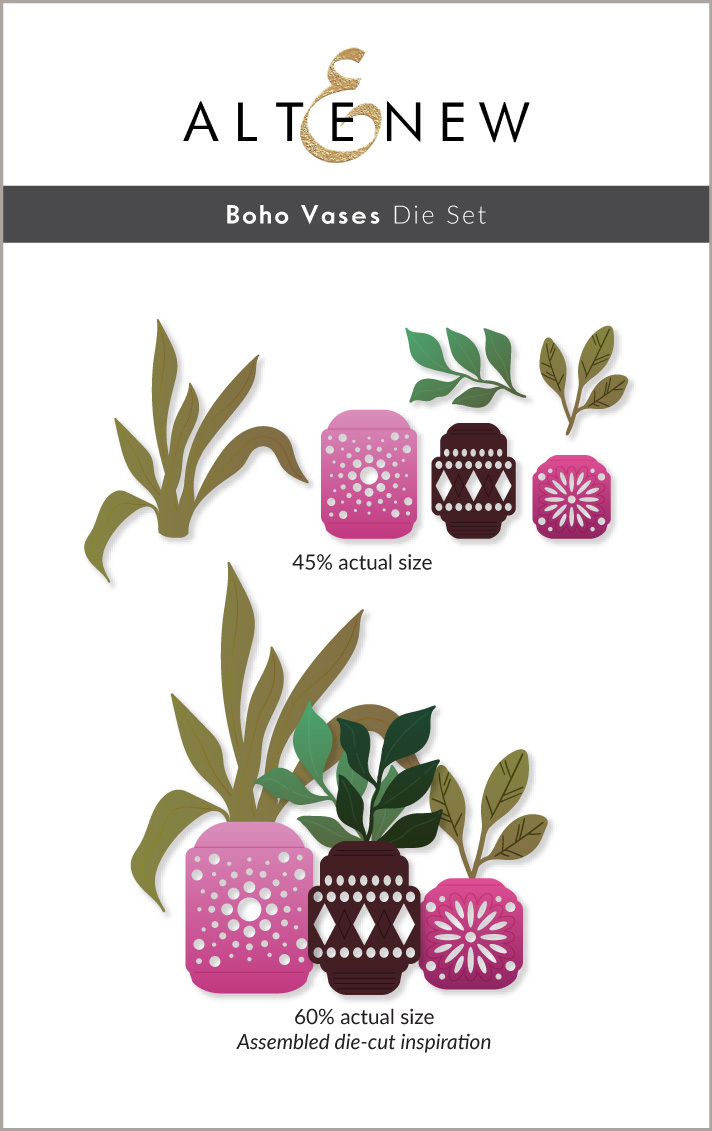 Altenew Boho Vases Die Set