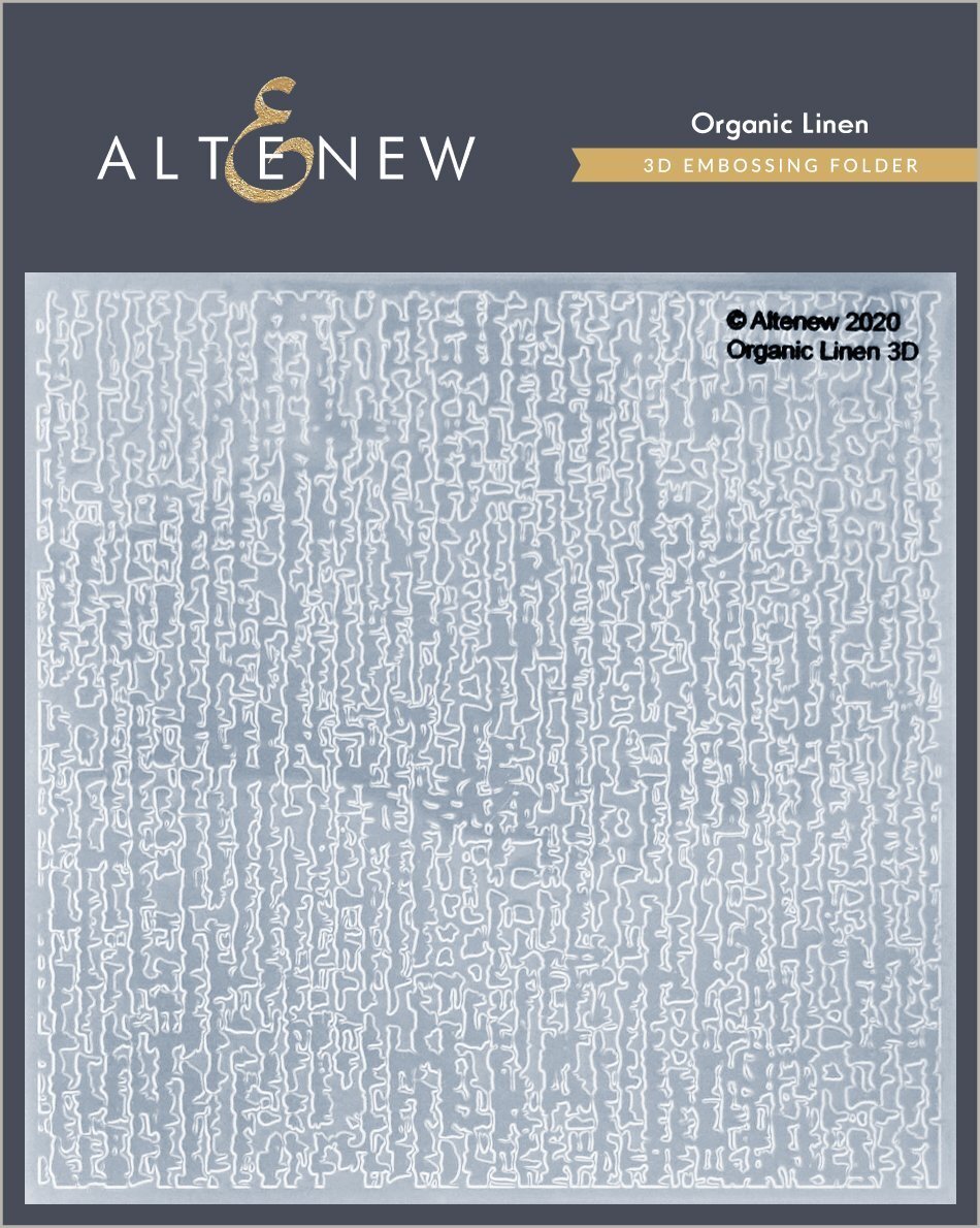 Altenew Organic Linen 3D Embossing Folder<br>