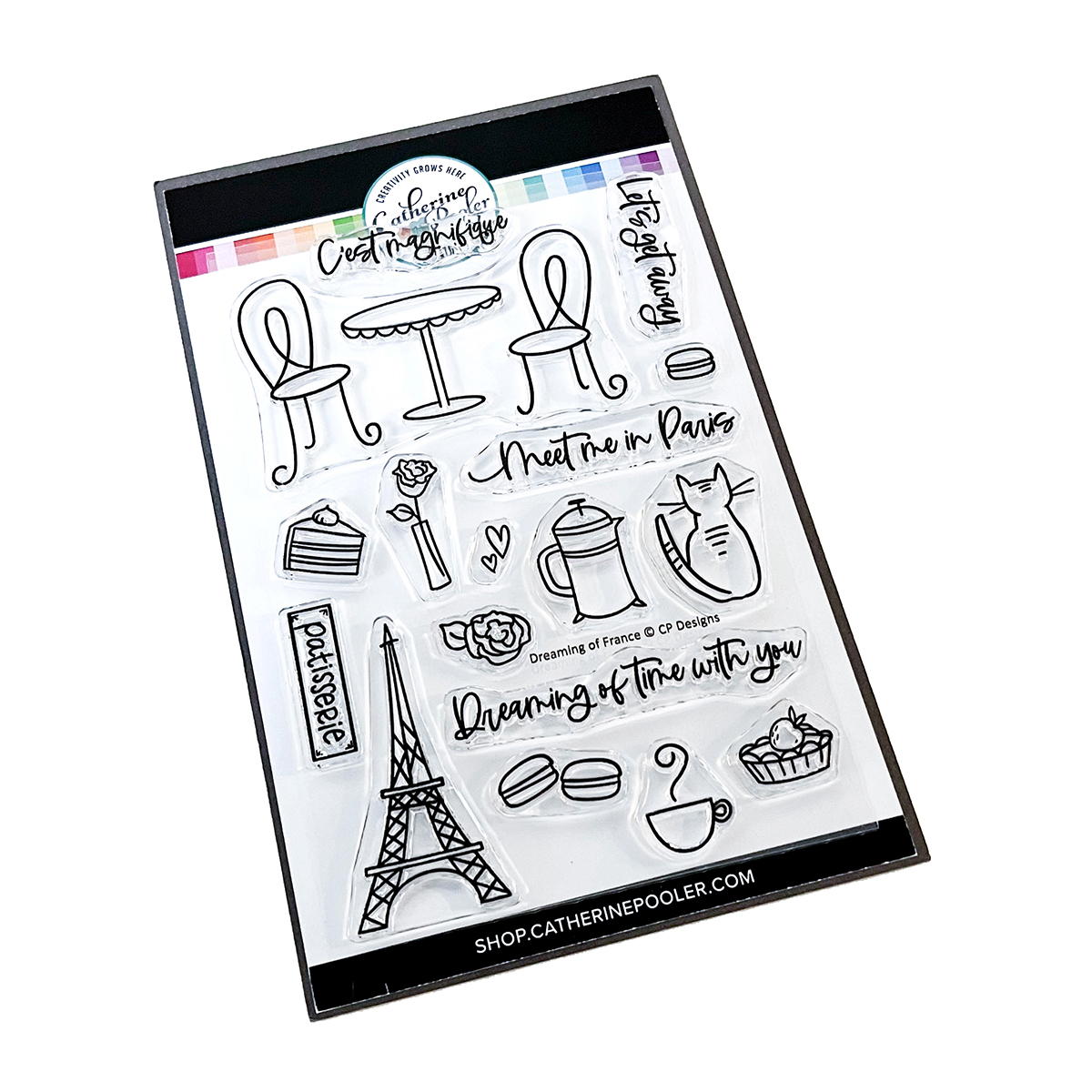 Catherine Pooler Dreaming of France Stamp Set<br>