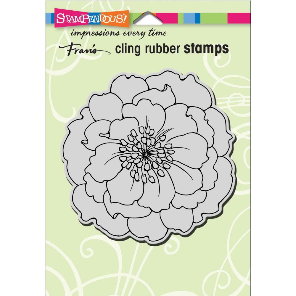 Rose Wedding STAMPENDOUS Cling Rubber Stamp 