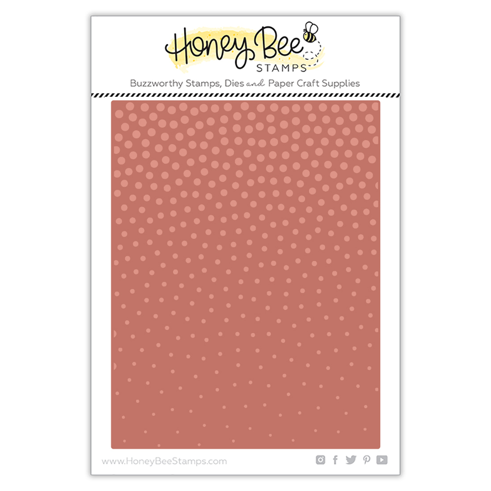 Honey Bee Ombre Dots Hot Foil Plate