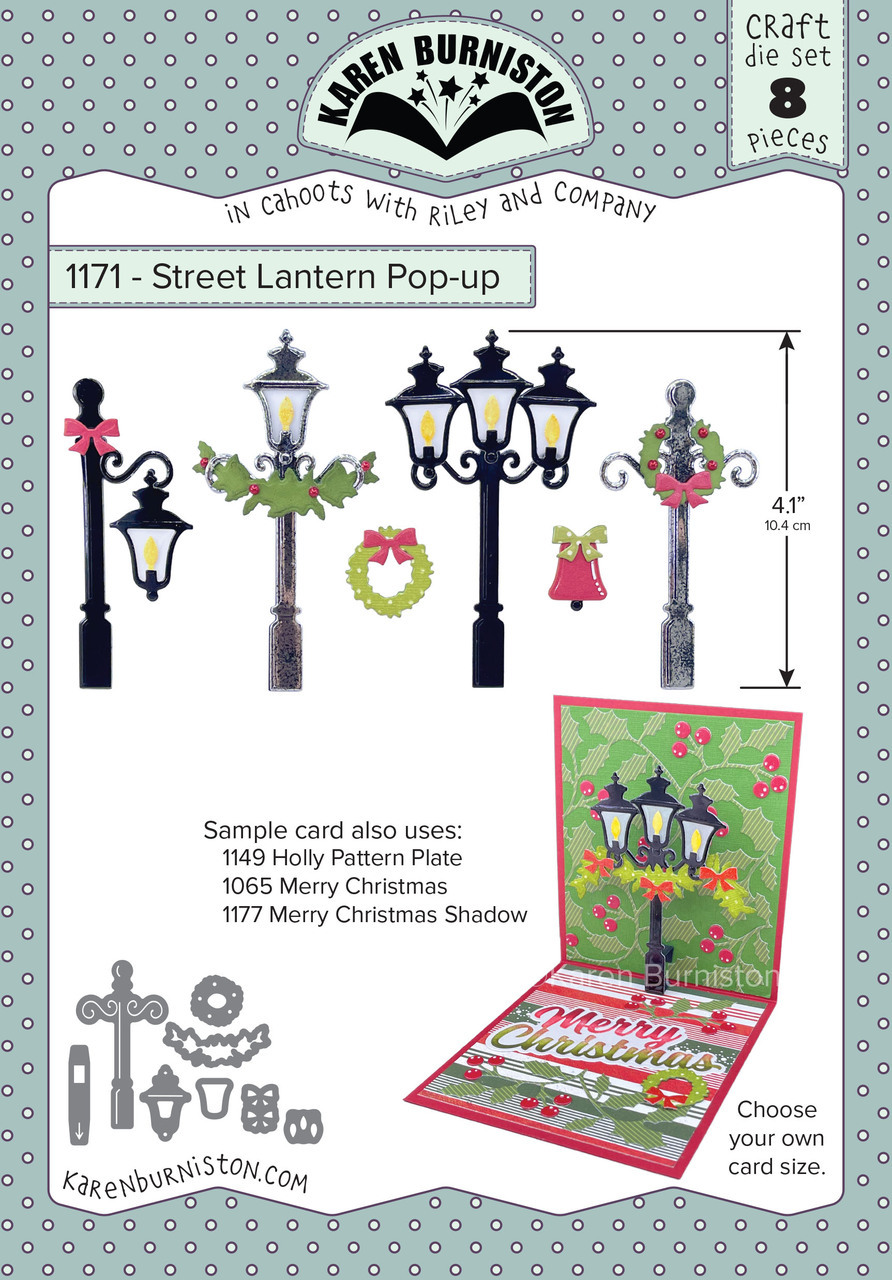 Karen Burniston Street Lantern Pop-up Die