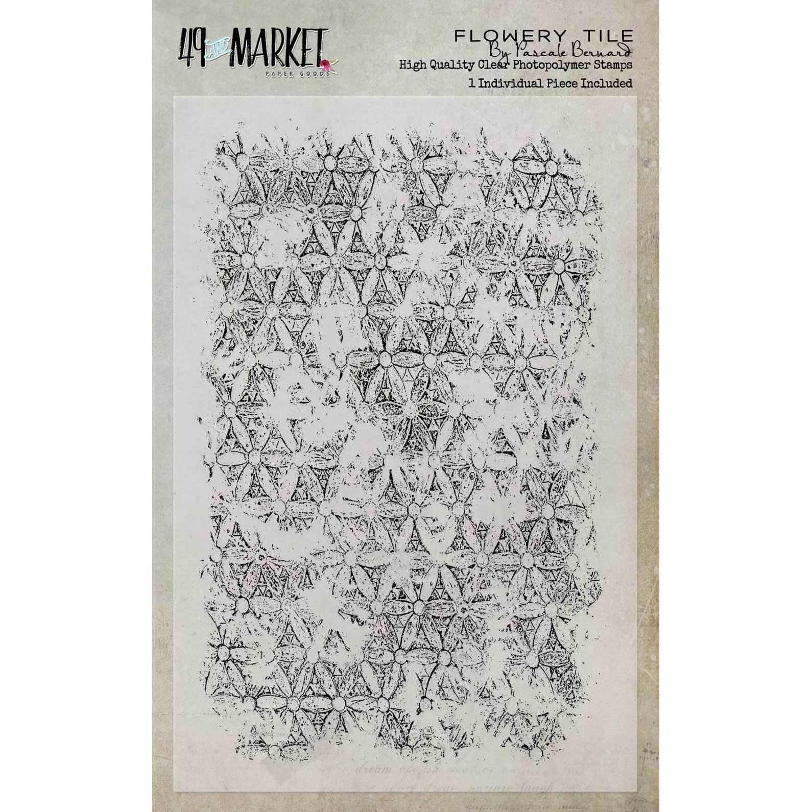 49 /& Market Clear Stamps 4X6 Gabis Crackle Texture