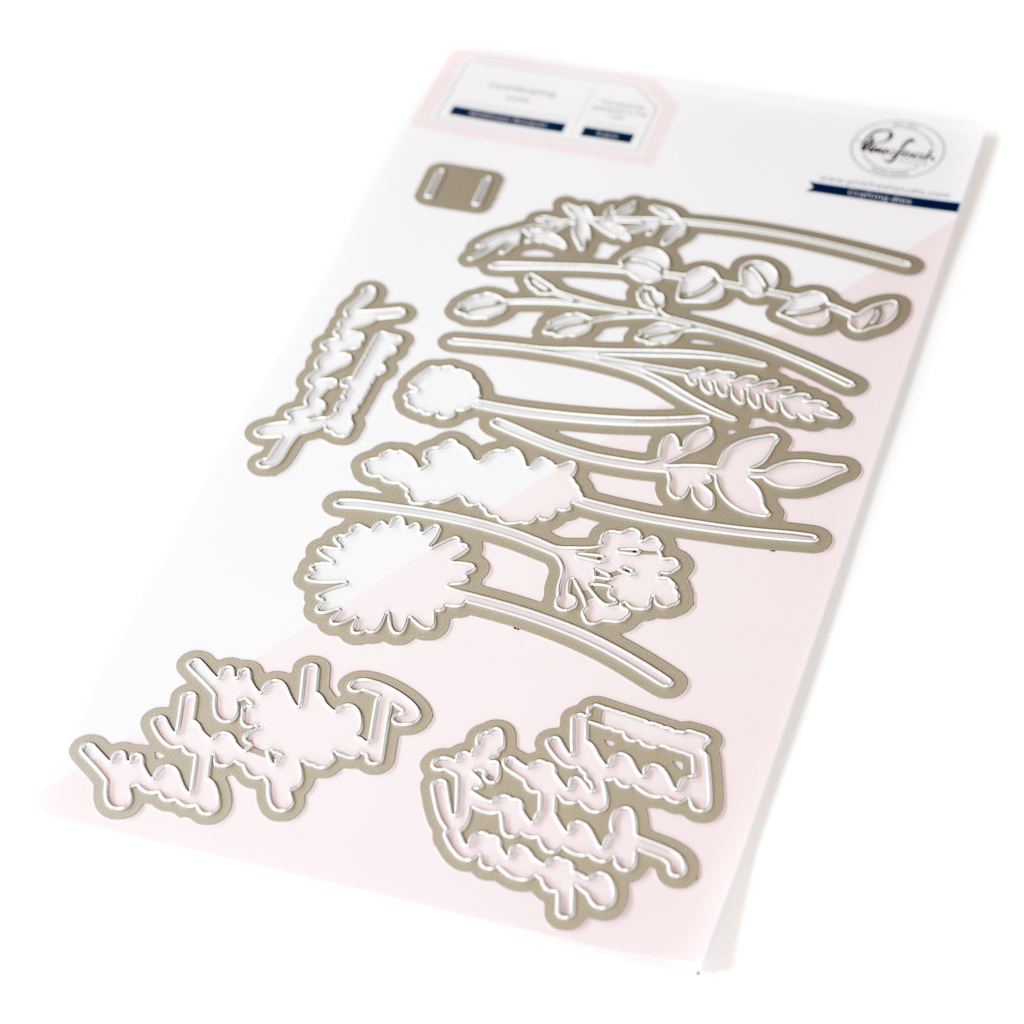Pink Die Set PinkFresh Studio Wildflower Bouquet Die