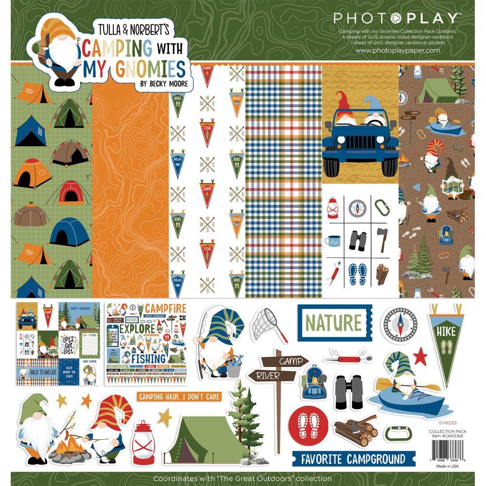 PhotoPlay Camping with my Gnomies 12" Collection Pack