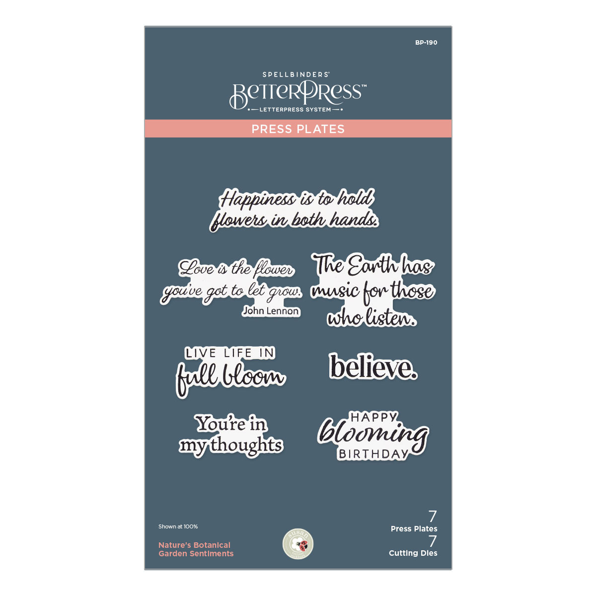 Spellbinders STP-232 - Set Di 21 Timbri Trasparenti Cats And Pugs Sentiments - Frasi Per Gatti E Carlini, Collezione Bibi Cameron