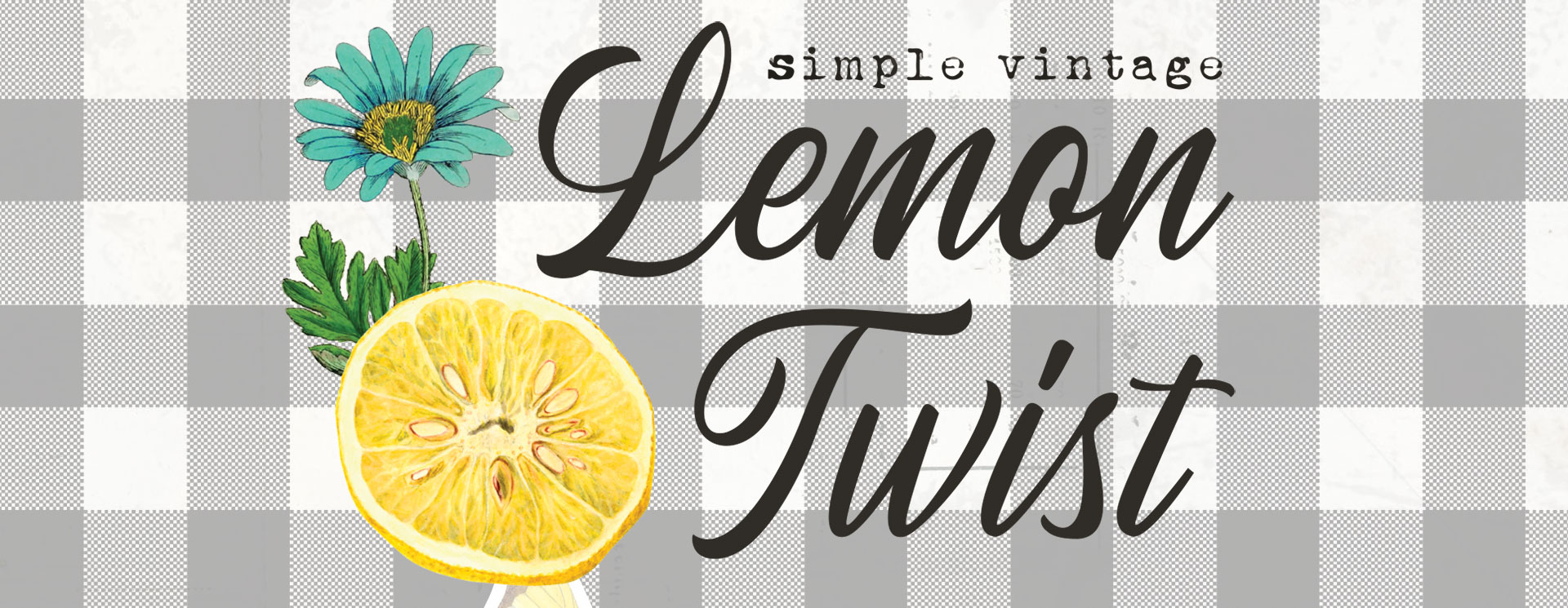 Simple Vintage Lemon Twist
