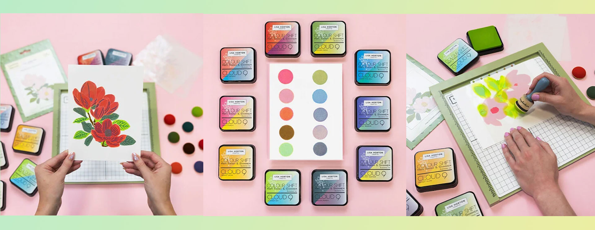 Lisa Horton : Colour Shift Shimmer Ink Pads