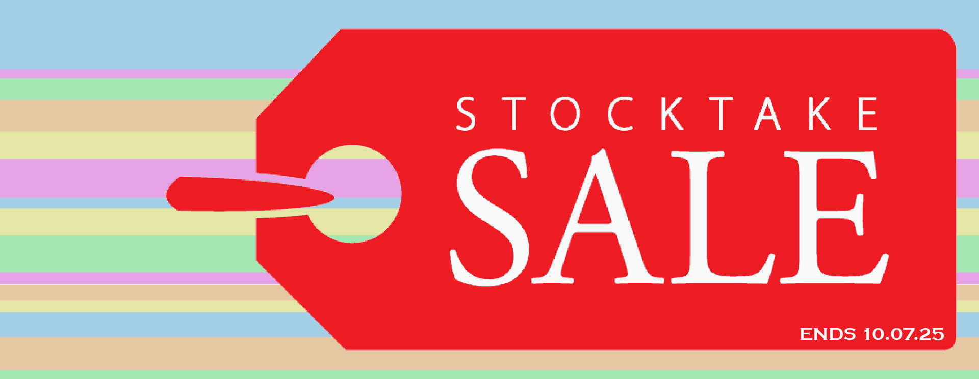 Our Stocktake Sale is Now On