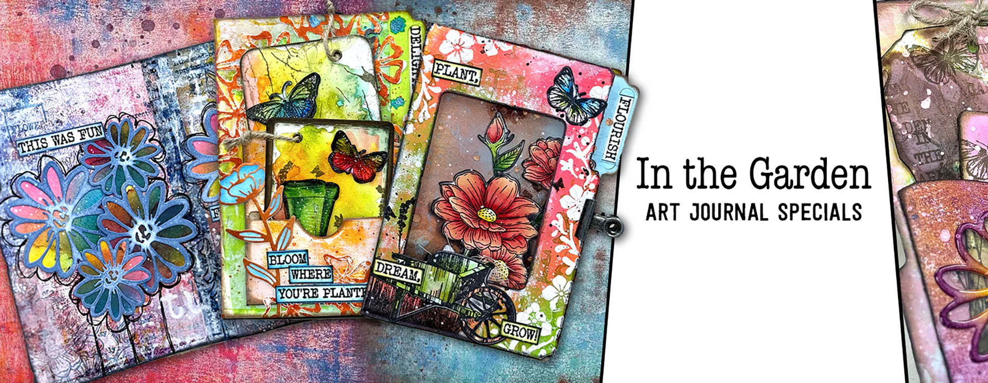 ECD Art Journal Specials : In the Garden