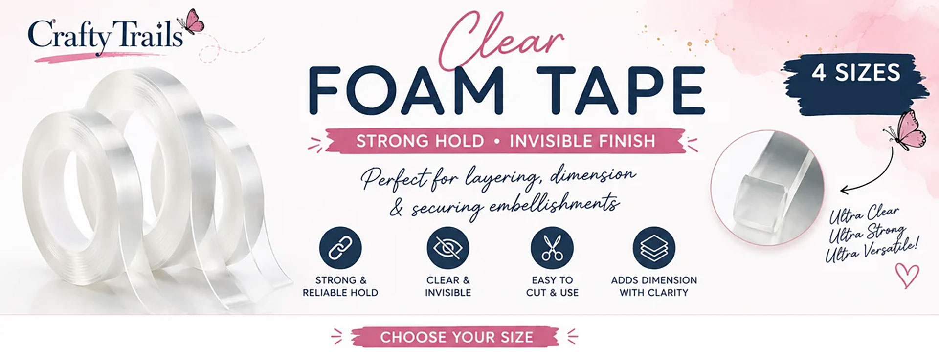 Clear Foam Tape